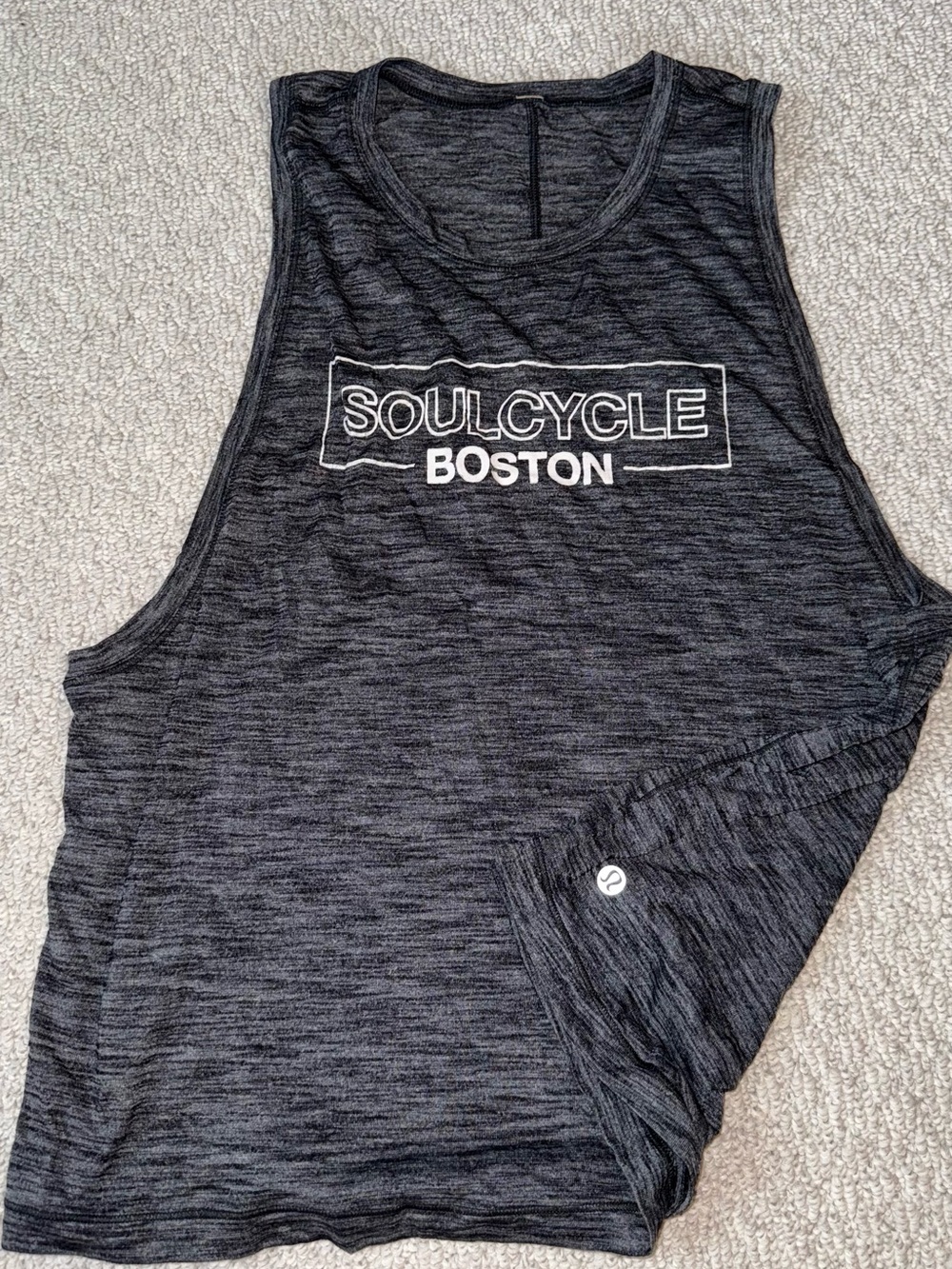 lululemon athletica x SoulCycle - Charcoal Heather Sleeveless Tank